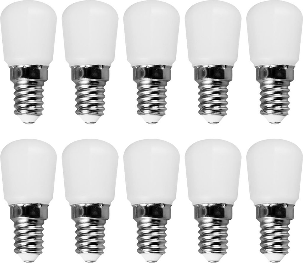 10 x LED-lampen, T26 buisvormig, geschikt voor koelkasten, Productafbeelding 