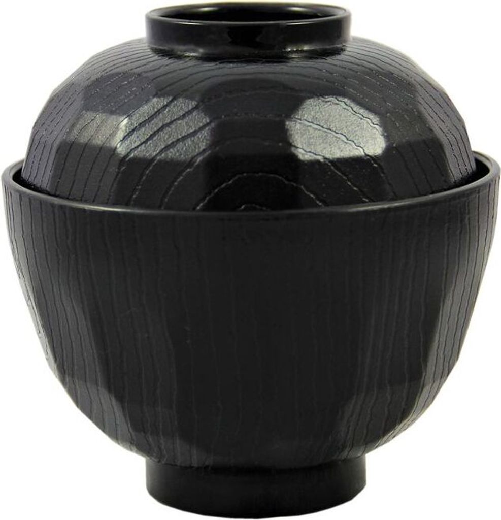 Miso Suppen-Schale mit Deckel [ schwarz ] Ø 10,5cm für ca. Produktbild 