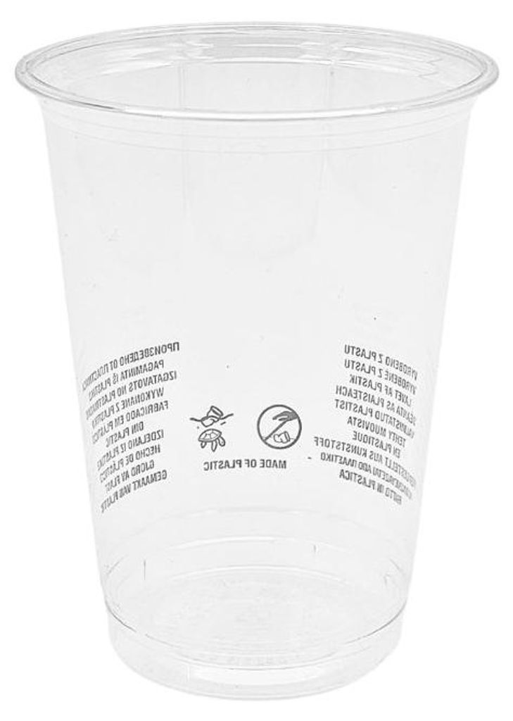Bicchieri in rPET da 400 ml, diametro 95 mm, confezione da Immagine del prodotto 
