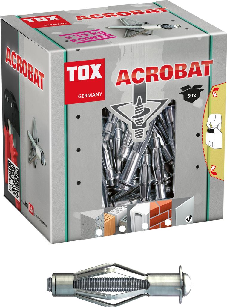 Tox-Dübel-Technik TOX Acrobat - Schrauben- & Dübelsatz - Produktbild 