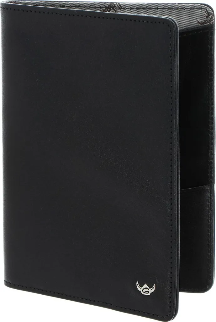 Protège-Passeport Noir RFID Protect en Cuir Colorado pour Carte Identité