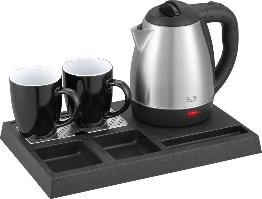 Adler AD 1354 Hotelwasserkocher aus Edelstahl 1 2 l + Produktbild 