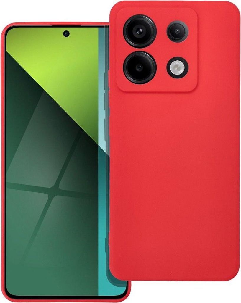 Case passend für Xiaomi Redmi Note 13 PRO 5G Soft red