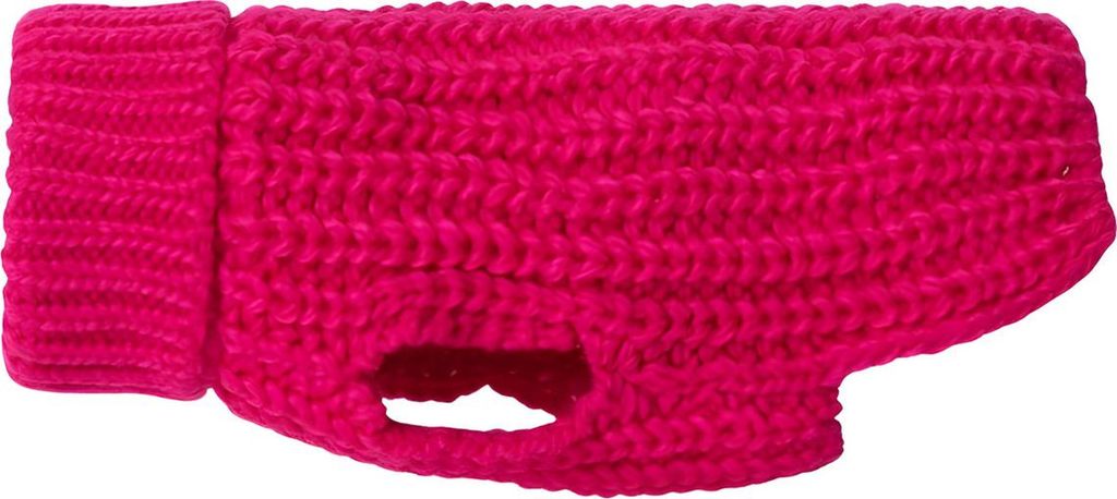 PAIKKA Hunde Strickpullover "Knit Sweater" hot pink, Rückenlänge: 50 cm