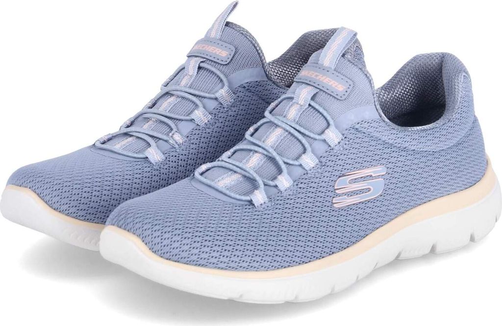 Skechers Summits Summer Blush Slip-On Blau LBMT Größe EU 40