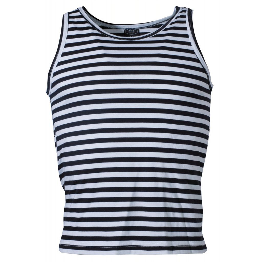 MFH Russ. Marine Tank-Top weiß-blau Gr.M Produktbild 