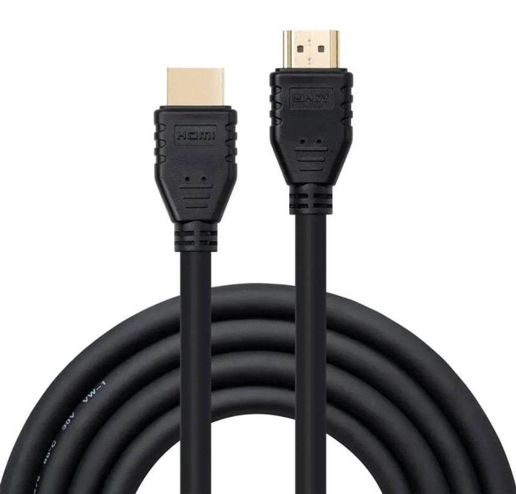 Lindy 5m 4K60Hz HDMI-Kabel, Flexibel, 5 m, HDMI Typ A (Standard), HDMI Typ A (Standard), 18 Gbit/s, Schwarz