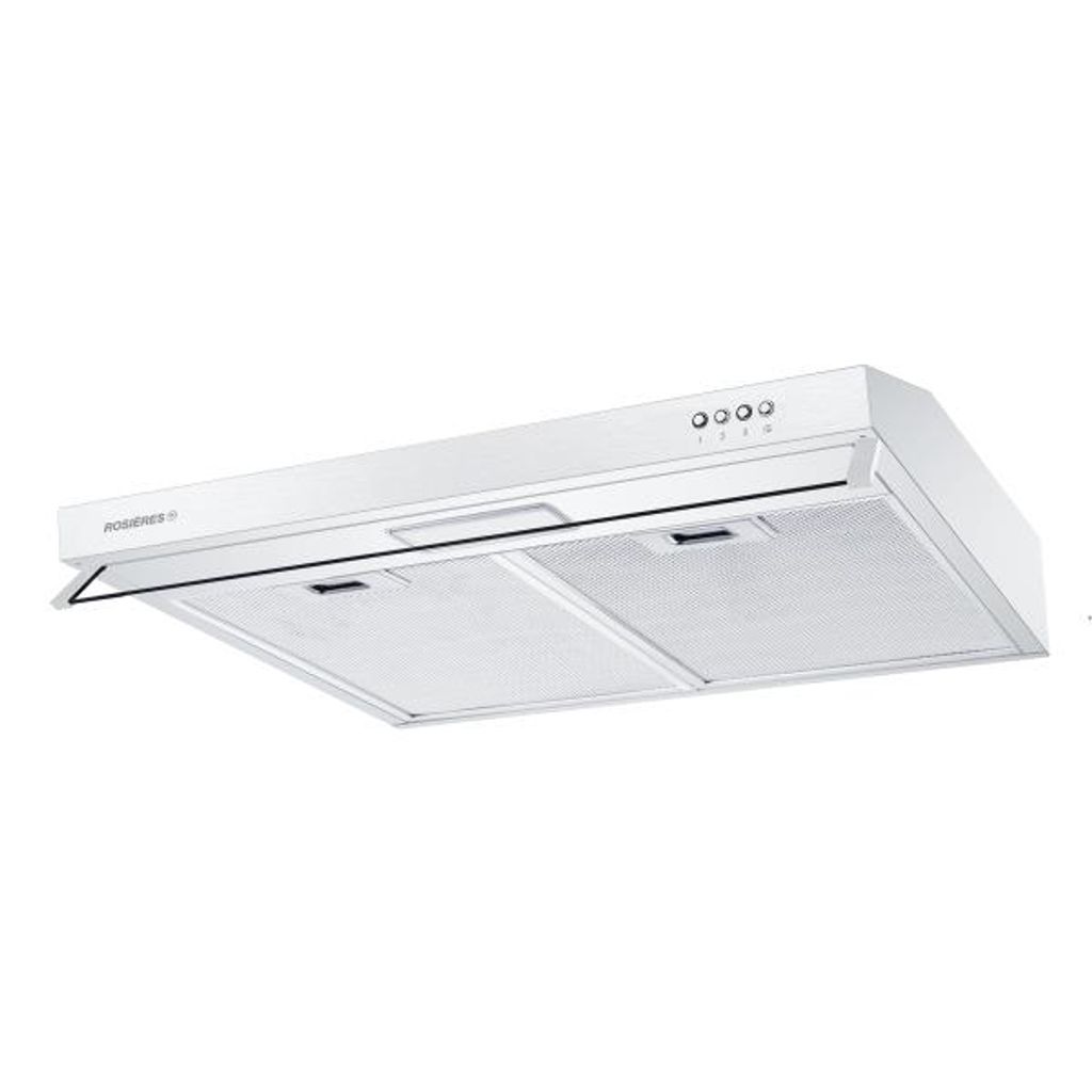 Hotte visière 60cm 348m3/h blanc - Rosieres - RHC638/1RB - Image du produit 