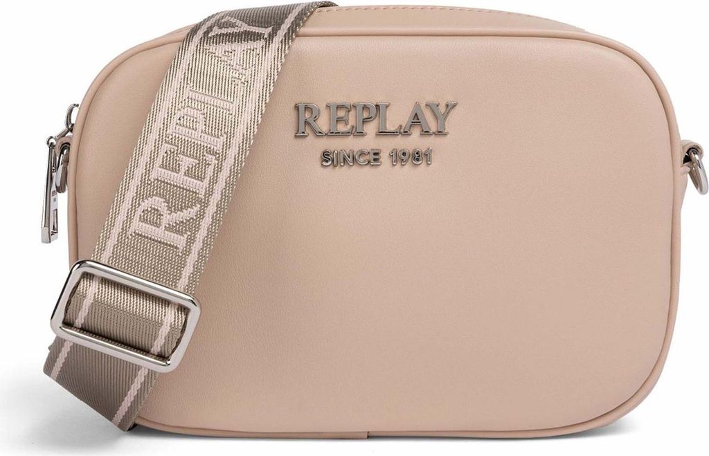 REPLAY Umhängetasche Crossbody Bag Moon Light beige
