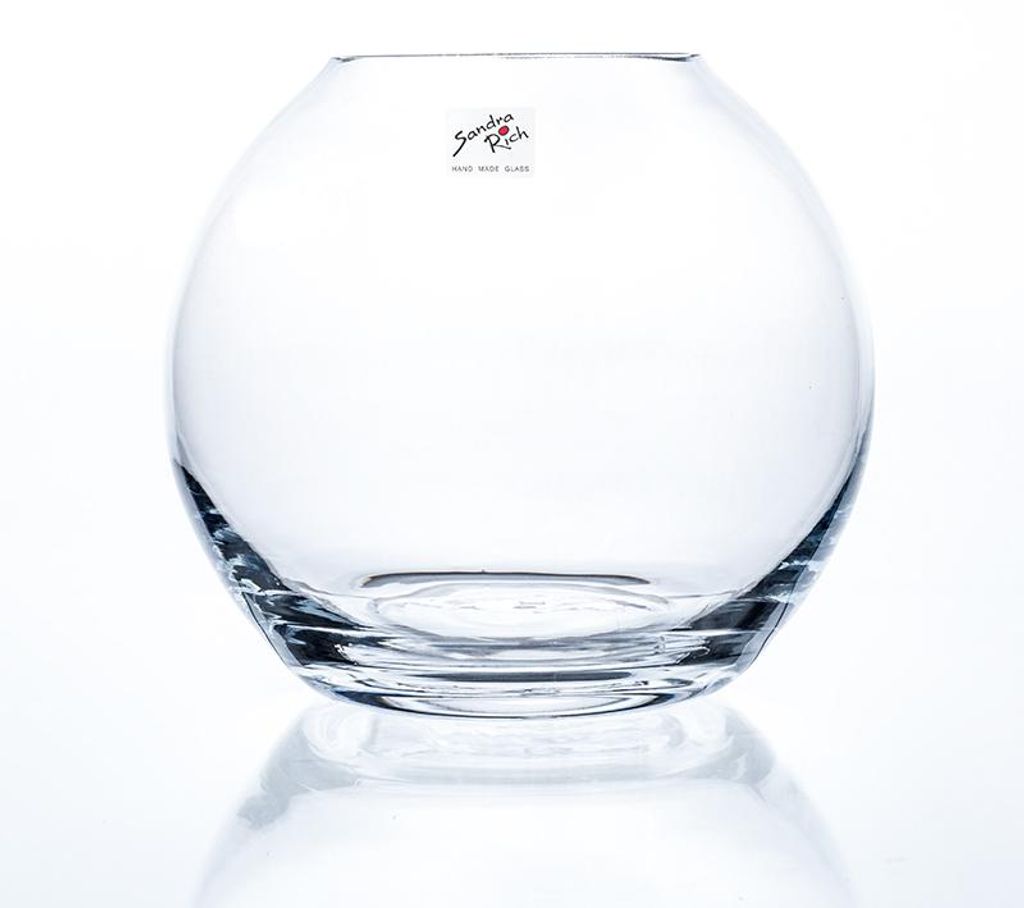 Sandra Rich Kugel-Vase Globe Glas 17cm Ø19cm klar, Vase mit Produktbild 