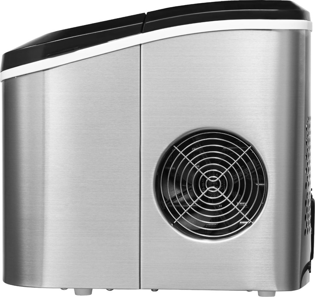 SucceBuy Tragbarer Eiswürfelbereiter für den Tisch, 15 kg/Tag, selbstreinigend mit Zubehör