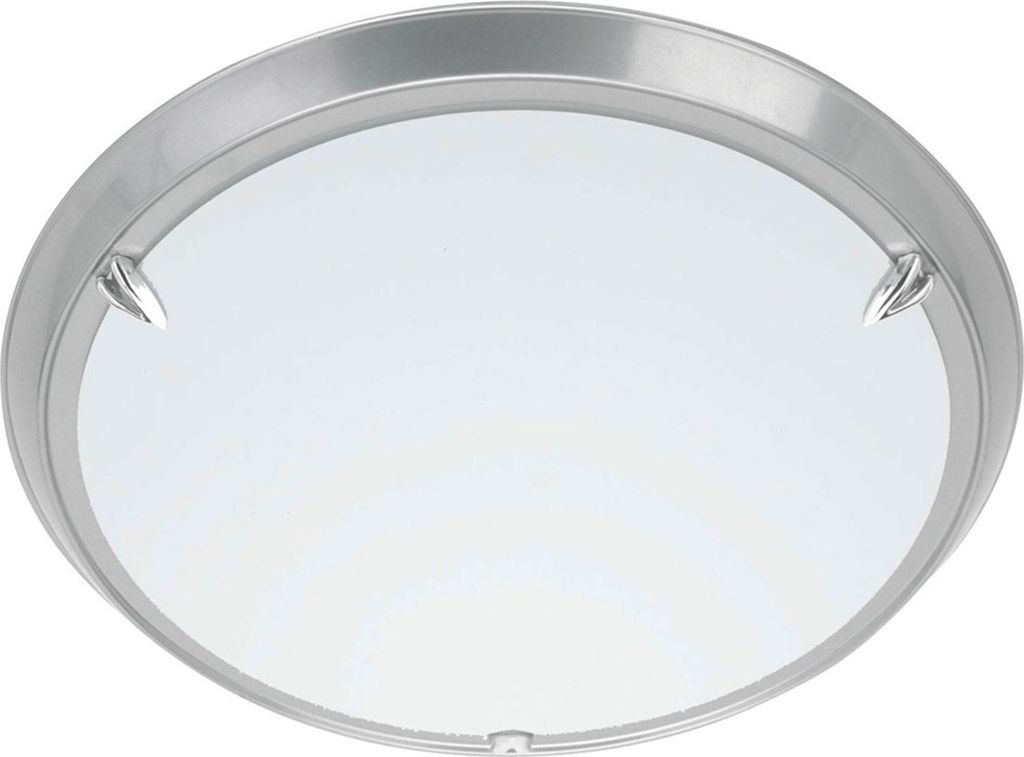 Deckenleuchte 1-flammig Ø 29 cm Livorno weiß/titanium Produktbild 