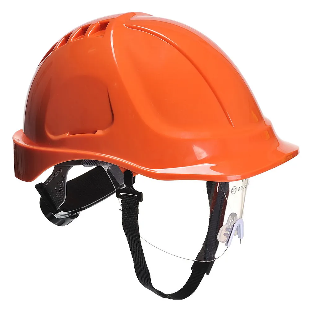 Casque de sécurité PW54 Endurance Plus Orange - Coque ABS Haute Résistance