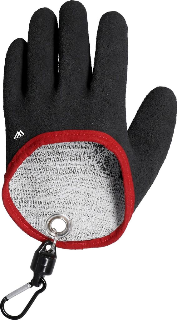 Mikado Landing Fish Lh Handschuhe Schwarz XL Herren,Damen Schwarz XL