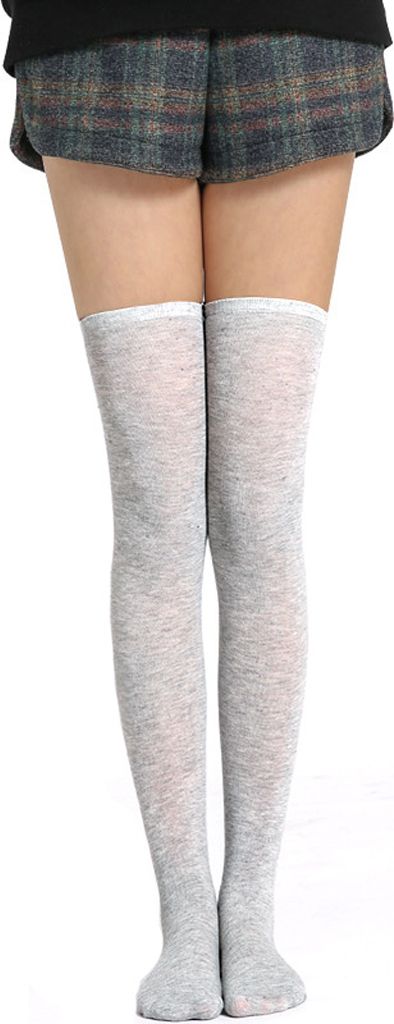 ASKSA Damen Overknee Strümpfe Kniestrümpfe Lange Gestreifte Produktbild 