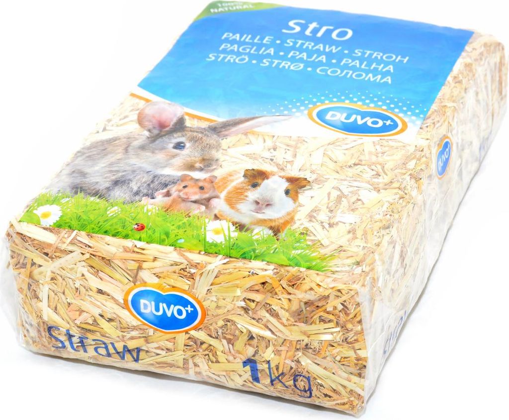 Duvo+ Stroh-Einstreu 1 kg, 100% natürlich, staubfrei, Produktbild 