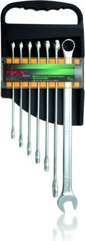 TOPTUL Doppel-Gabelschlüsselsatz GAAM0706 Chrom-Vanadium-Stahl 1.18kg