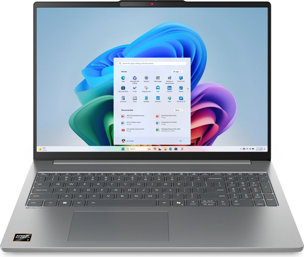 Lenovo IdeaPad Slim 5 Gen 10 16" 2024 WUXGA AMD Ryzen AI 5 Produktbild 