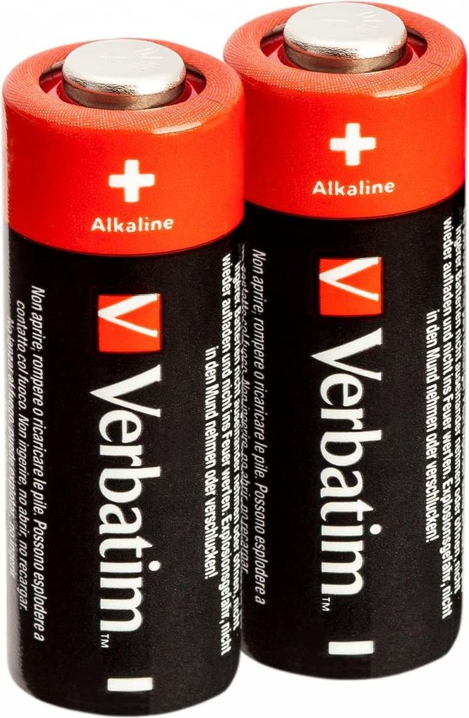 Verbatim ALKALINE BATTERY 12V 23A (MN21/A23) 2 PACK Produktbild 