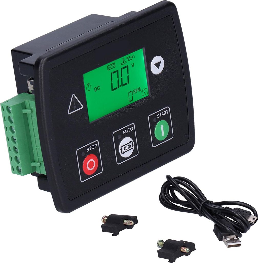 Generator-Set-Controller für Elektro-, Benzin- und Dieselmotoren, Monitor mit LCD-Display, 8šC35 V, LXC706
