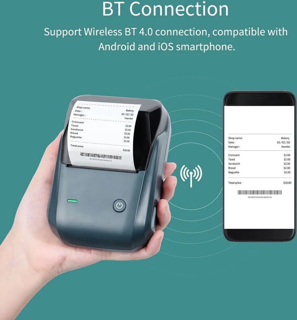 Etichettatrice Termica NIIMBOT B1 - Professionale per Piccole Imprese - 6