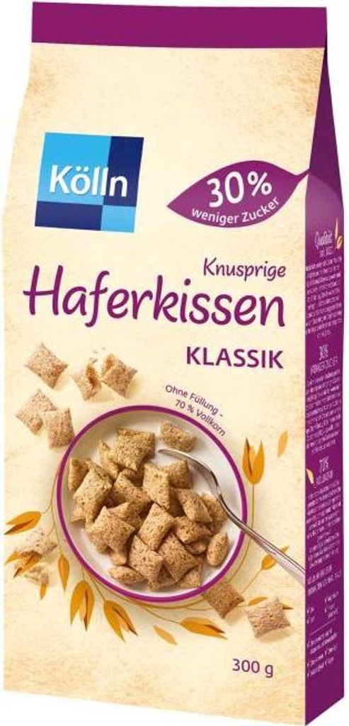 Kölln Knusprige Haferkissen Klassik 300g Produktbild 