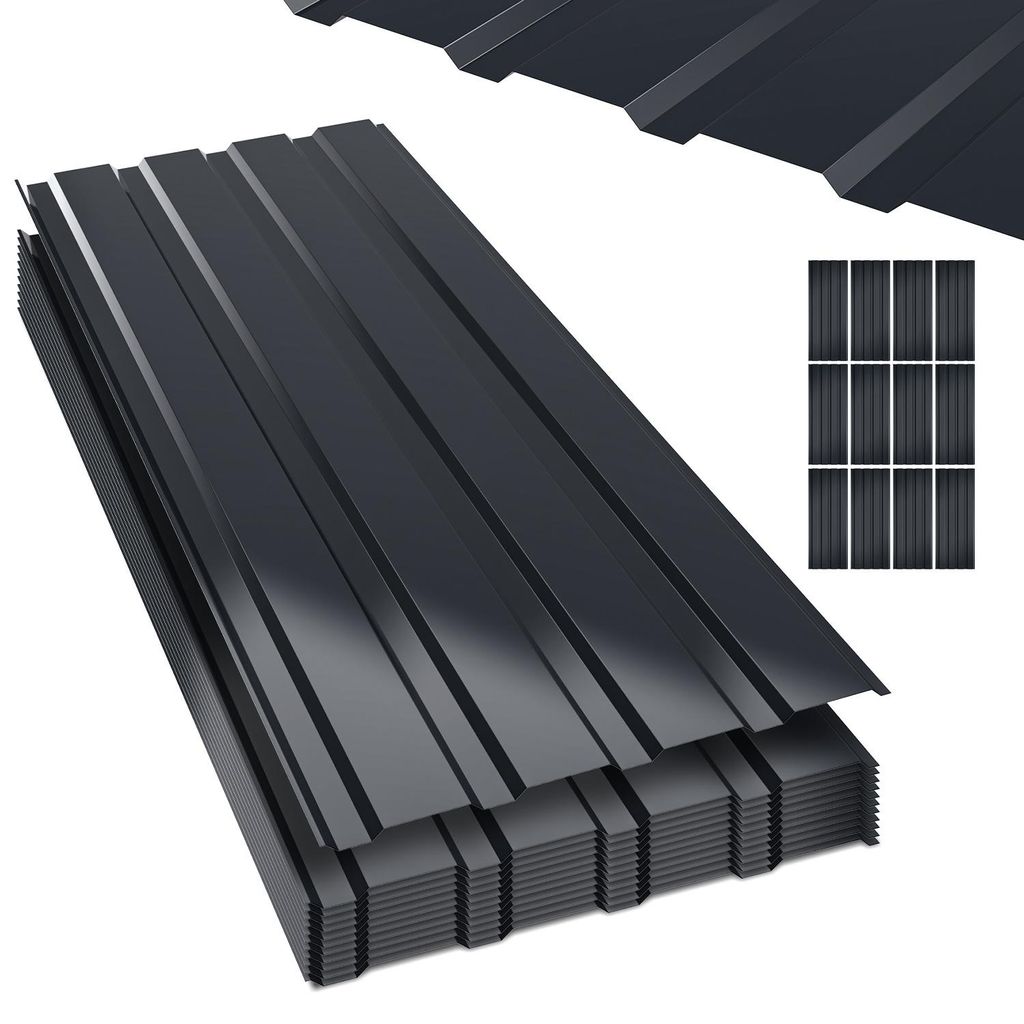 Vigevee 12 kusů profilovaných plechů, trapézových plechů, Obrázek produktu 