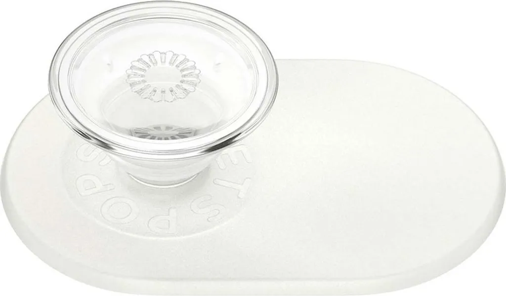 PopSockets MagSafe blanc pour iPhone, poignée magnétique et mode stand - 2