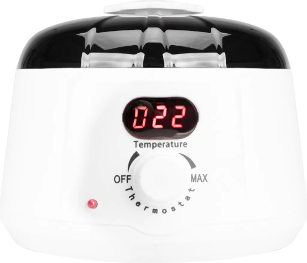 Chauffe-cire Pro Thermostat 400ml 120W Blanc - Appareil Épilation Rapide