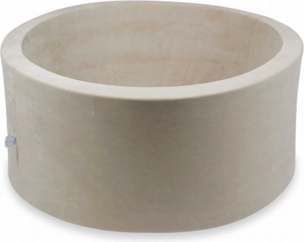 Bällebad 90x40cm Velvet Soft Beige – Ohne Bälle / Ohne Bälle