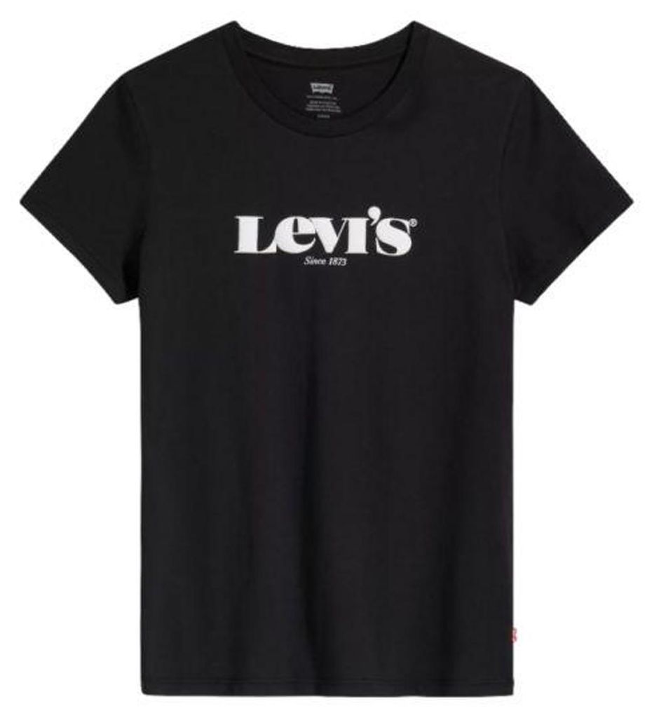 Levis - "The Perfect" T-Shirt für Damen PP9186 (XXS) (Schwarz)