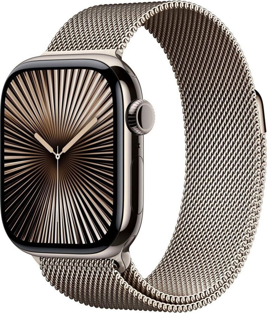 APPLE Watch Series 10 GPS Cellular 42mm Titan Natur  Produktbild 