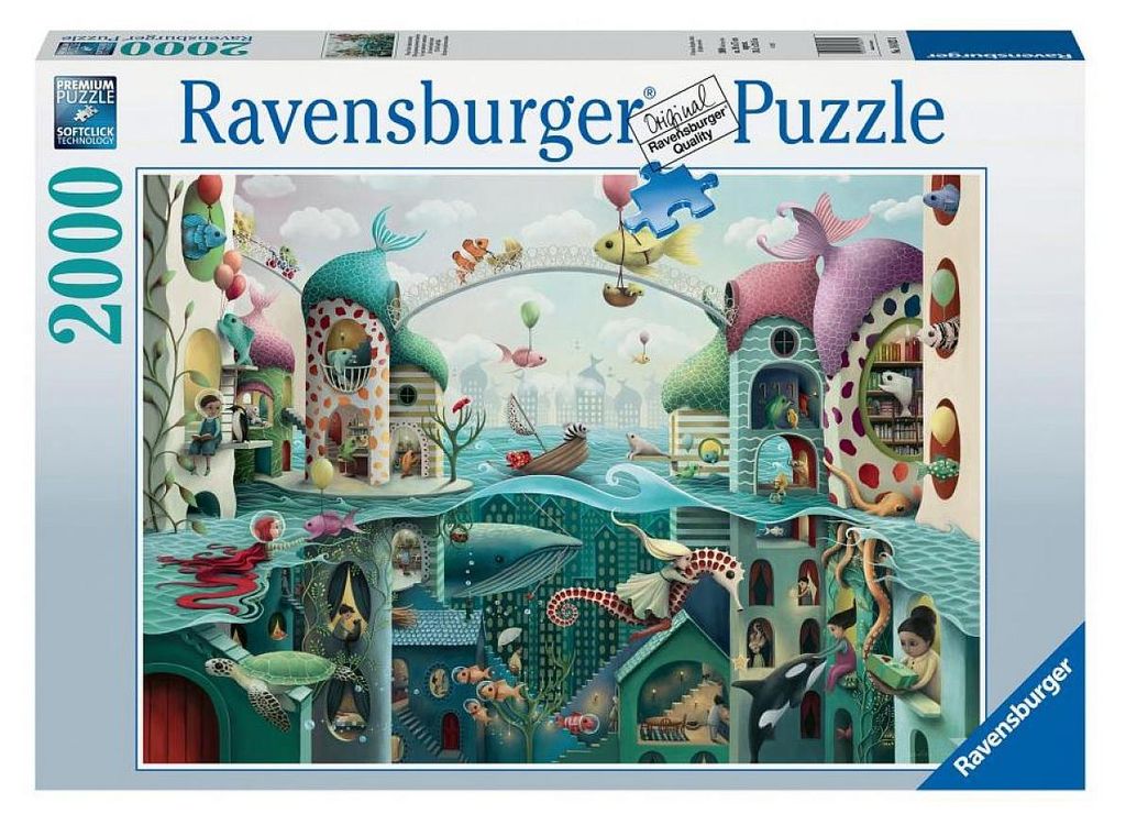 Ravensburger Puzzle 2000 p - pesci potessero camminare / Immagine del prodotto 
