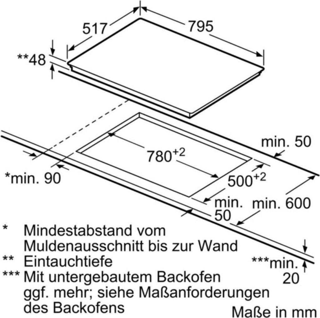 Bosch Serie 6 PKC845FP1D Elektro-Kochfelder - Edelstahl Produktbild 2