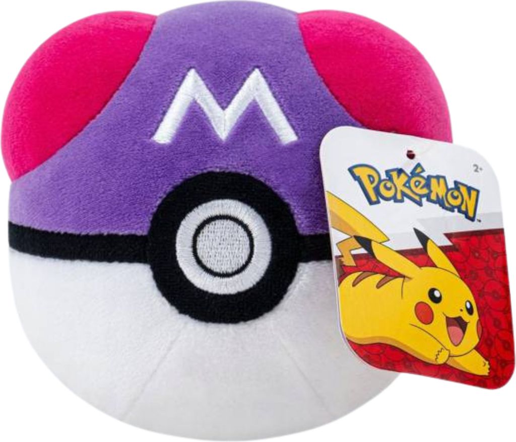 Pokémon Plüsch Pokeball Master Ball 12cm Produktbild 