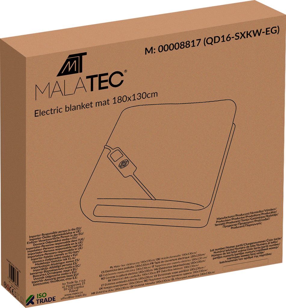 Heizdecke – Iso Trade – Heizdecke – Heizdecke – 2 Personen Produktbild 14