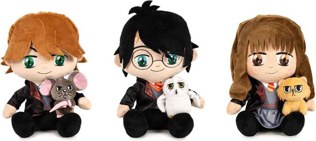 Harry Potter pluchen figuurs, set van 12, zittend met Productafbeelding 