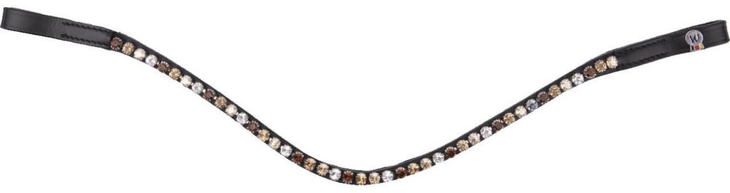Waldhausen Stirnband X-Line Glam Stirnriemen Braun/Gold/Beige/Silber, Braun VB