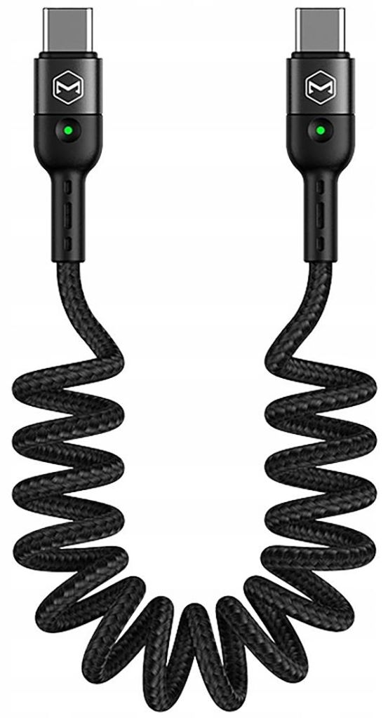 Cavo Telefonico A Molla Led Veloce Mcdodo Omega  Usb Tipo-C Immagine del prodotto 