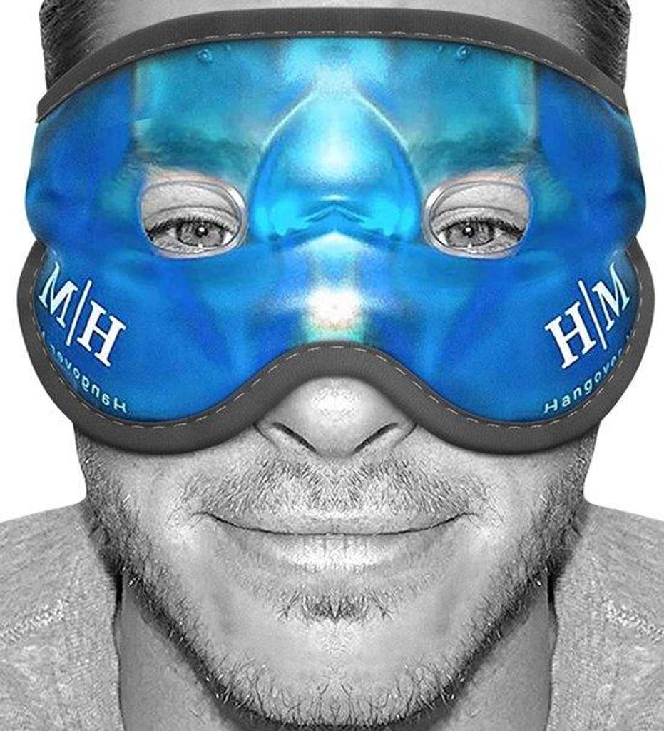 Kühles Schlafmasker für Kälte- und Wärmeanwendungen dunkle Produktbild 