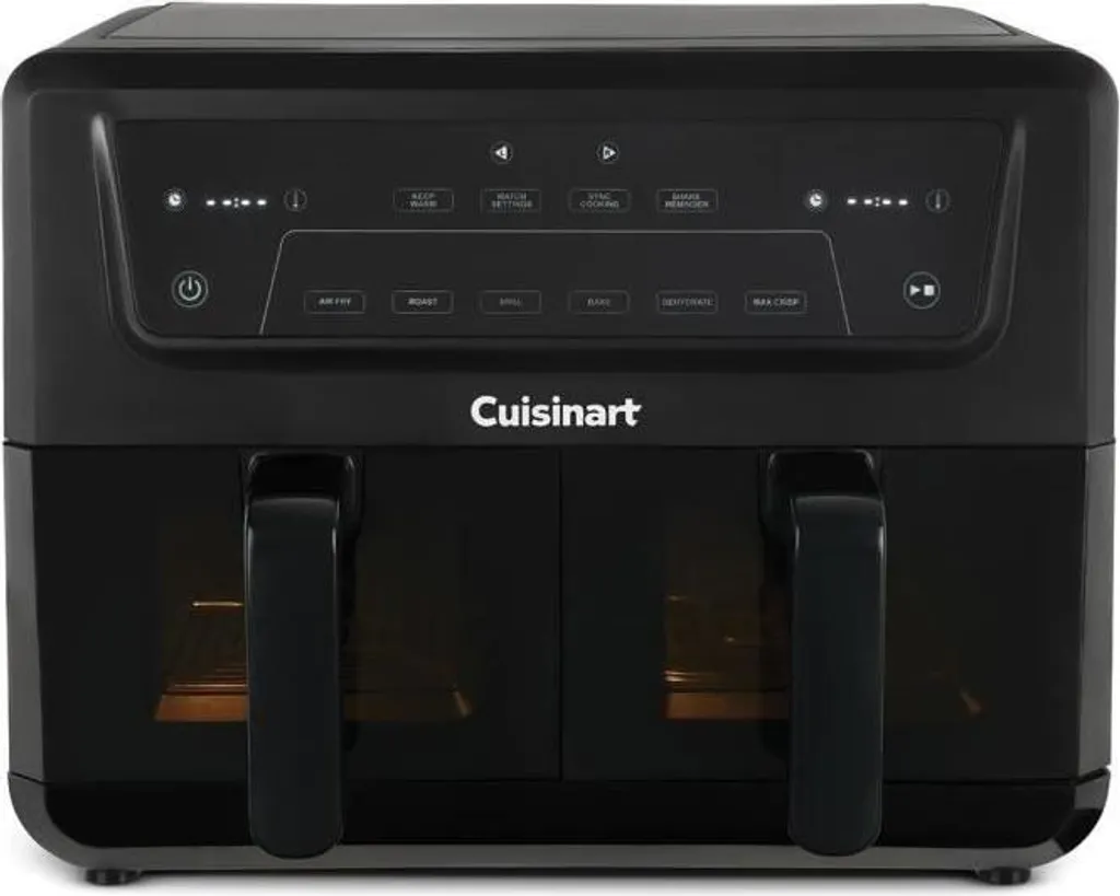 Friteuse double cuve 10,4L Cuisinart idéale pour cuisiner pour 8 personnes