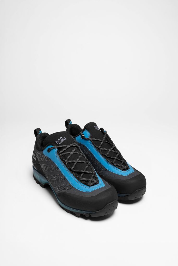 Hanwag Damen Trekkingschuhe Ferrata Low Lady GTX wasserdichter Wanderschuhe Grau