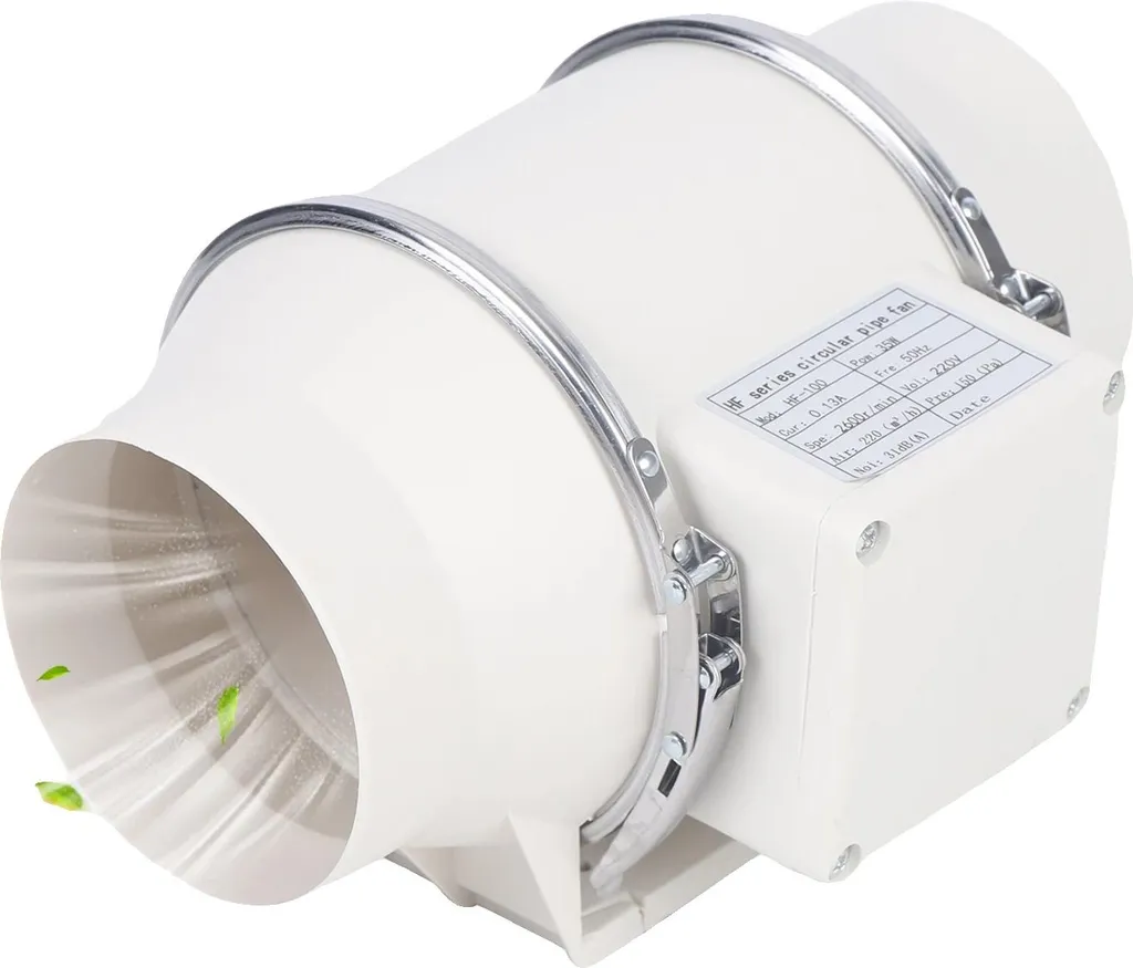 Ventilatore di Scarico Aria 35W 2600 RPM - Estrattore 220 m³/h Professionale