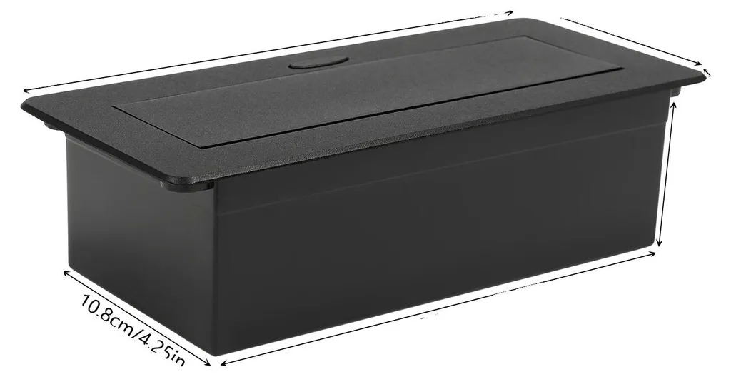 Prise de sol multiraccordement noir mat finition luxe norme CE 16A
