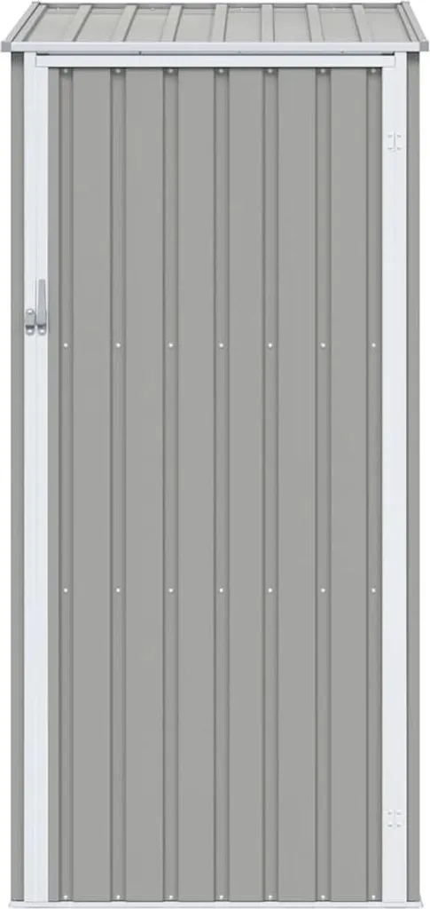 vidaXL Capanno da giardino grigio 87x98x159 cm Acciaio zincato