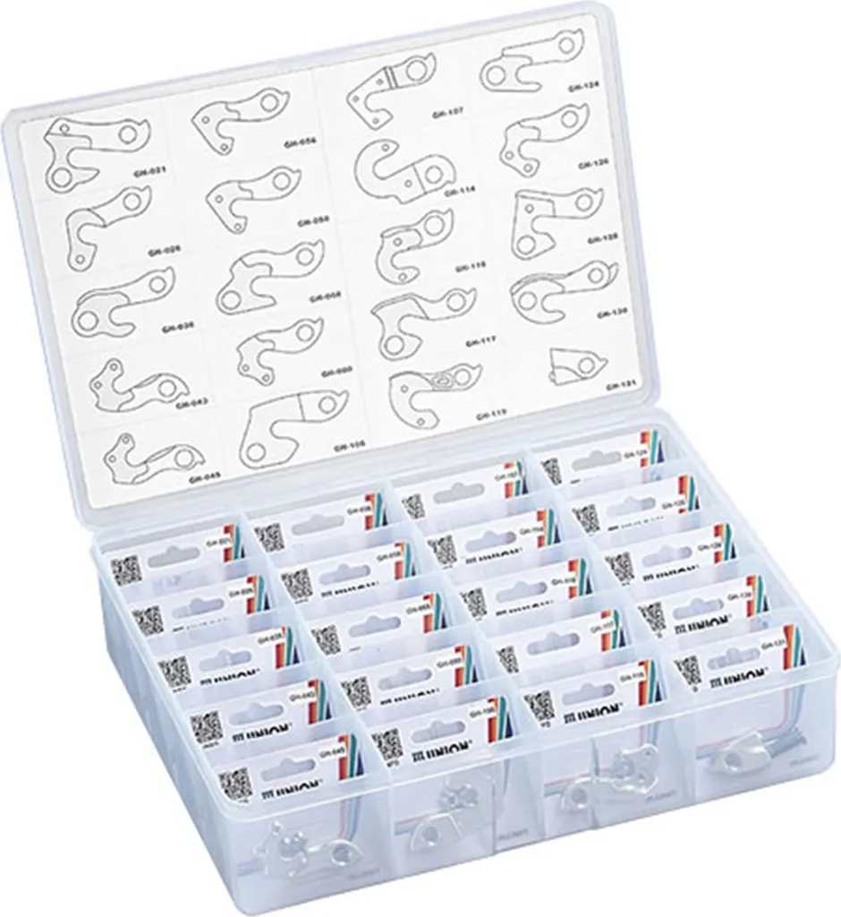 Oeillets de Dérailleur de Rechange Marwi Kit Atelier 20 Pièces BOX TOP