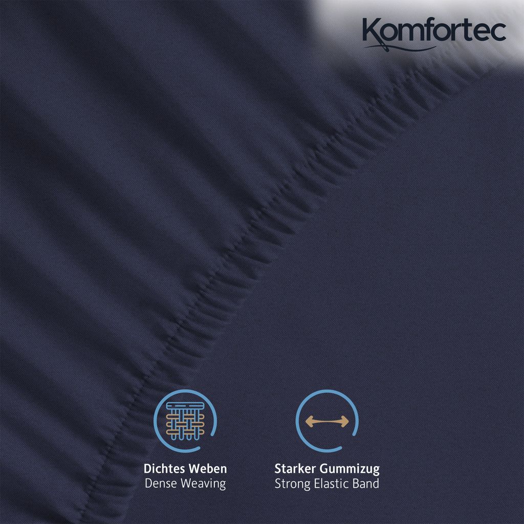 Komfortec Spannbettlaken 140x200 cm, Bettlaken Produktbild 7