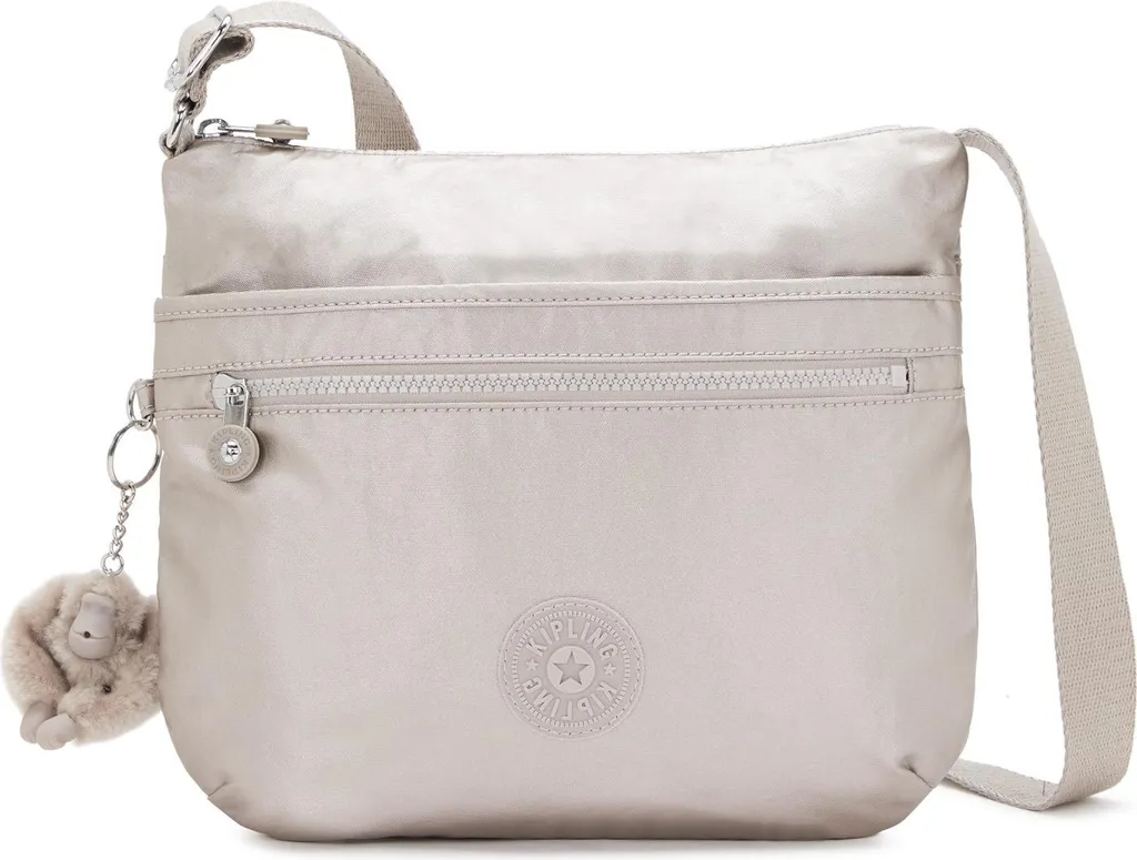 Besace Kipling Arto Metallic Glow Idéale Voyage et Sorties en Ville
