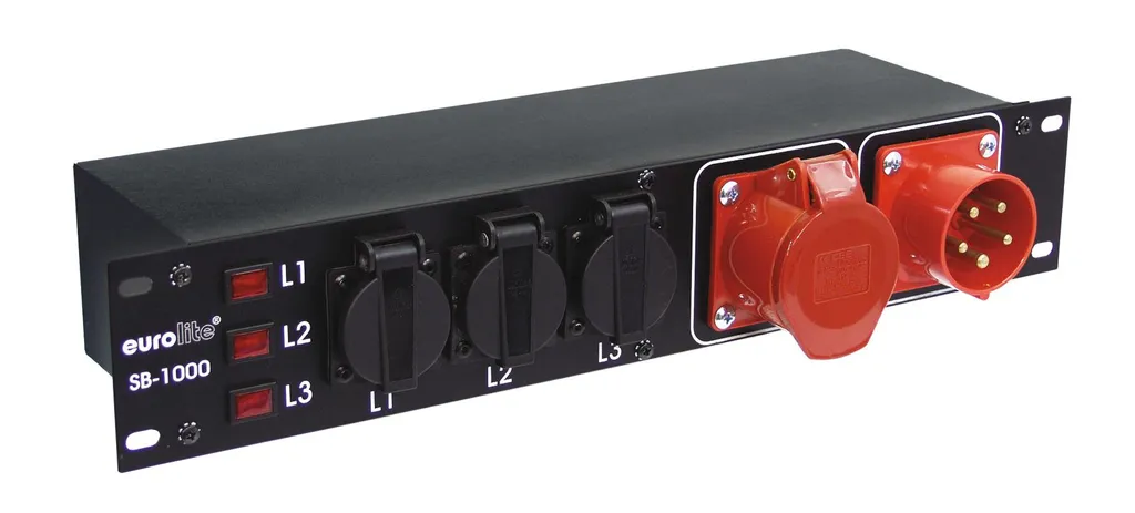 Répartiteur de Courant Triphasé 32A Eurolite SB-1000 pour Événementiel