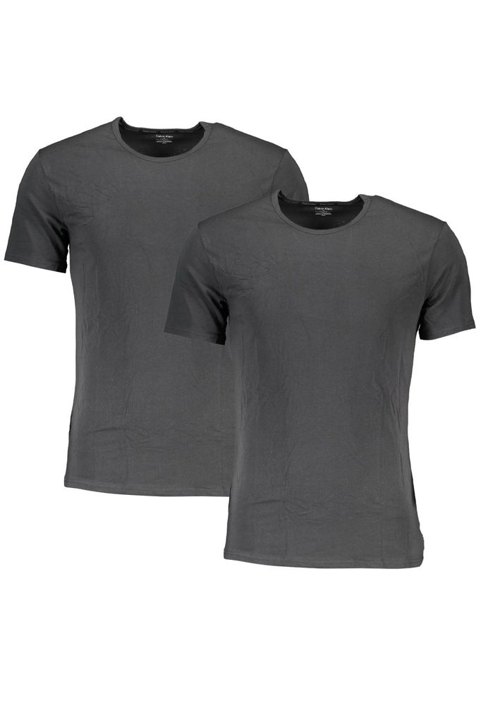 Calvin Klein Modern Baumwolle T-Shirts (2er-Pack), Stretch-Ausschnitt, schwarz
